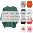 thumbnail image 2 of Kezqiaxn Crew Neck Sweatshirts Women Thanksgiving Pumpkin Long Sleeve Fall Casual Pullover Tops Sweatshirt for Women, 2 of 7