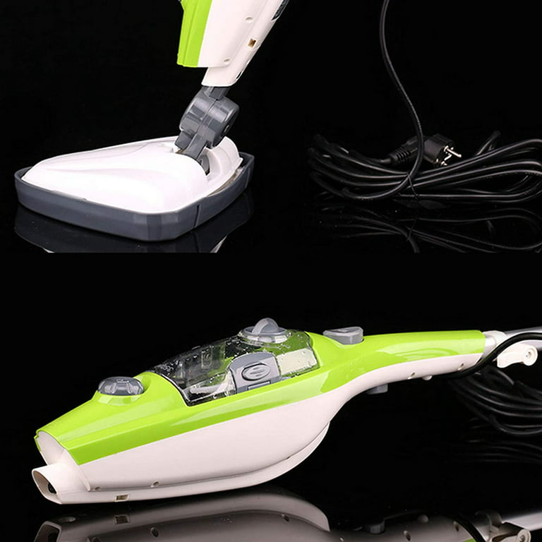 LIGHT 'N' EASY Steam Mop Cleaner 5-in-1 with Detachable Handheld Unit,  Multi-Purpose Floor Steamer for Hardwood/Grout/Tile/Laminate, Black -Used 