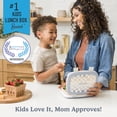 thumbnail image 3 of Bentgo Kids 5-Compartment Leak-Proof Bento-Style Lunch Box (Whimsy & Wonder Collection) - Ideal for Ages 3-7, Drop-Proof & Durable, Dishwasher Safe, & Made with BPA-Free Materials (Checker Gradient), 3 of 8