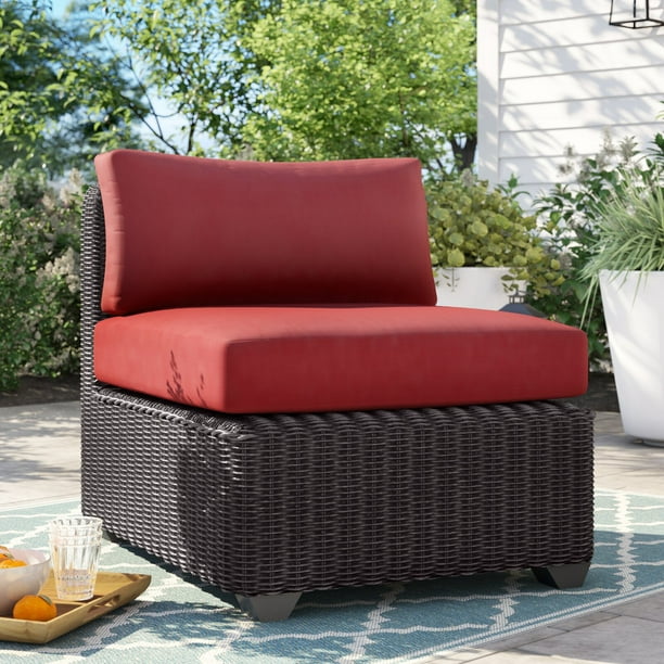 Fairfield Patio Chair With Cushions Overall 29 H X 28 W 34 D Outer Frame Material Wicker Rattan Com - Tarpley Patio Chair With Cushions Set Of 2