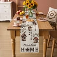 thumbnail image 2 of Sweet Home Table Runner - 60 Inch Long Western Stars Bird Houses Farmhouse Retro Cotton and Linen Blended Dress Scarves Farmhouse Table Runner for Kitchen Dining, Coffee Table, 13" x 60", 2 of 8