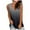 Black, variant on Zpanxa Womens Tank Tops Gradient Color V-Neck Sleeveless Tunic T-shirt Tops Blouse Red L