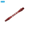 thumbnail image 3 of Uxcell 45mm Dart Shafts, Medium 2BA Thread Aluminum Dart Stems - 6 Pack (Silver Tone, Red), 3 of 5