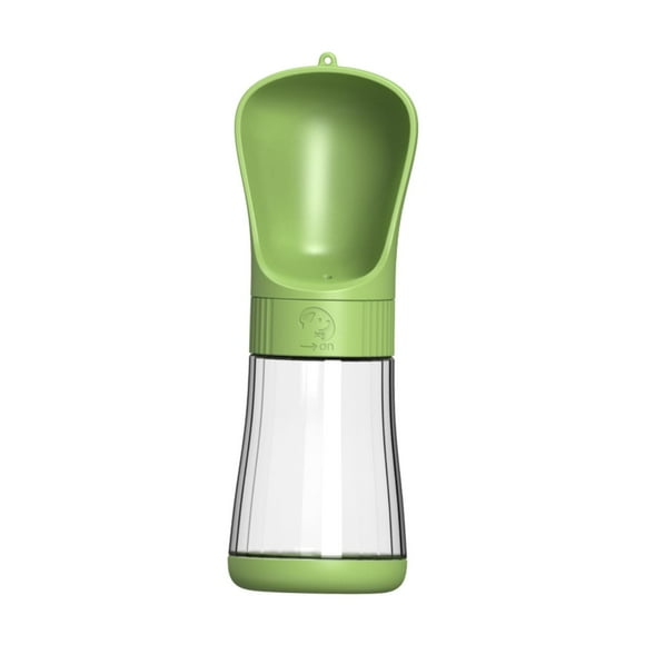 Botella de agua para mascotas Taza de agua para perros Plegable Portátil Ligero Beber Mascotas Botella para beber Dispensador de agua para perros que , VERDE