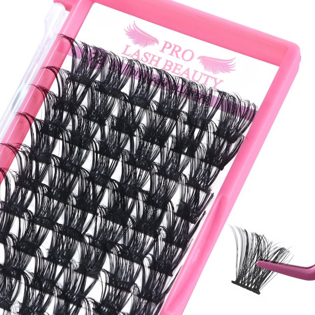 Extensión de pestañas Cluster Lashes PRO LASHBEAUTY 72 unidades