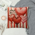 thumbnail image 2 of Wuche Hello Valentines Day Pillow Covers Pink White Stripes Pillow Covers Balloons Valentines Day Throw Pillows Decorative Cushion Cases Home Decor for Couch Bed, 2 of 5