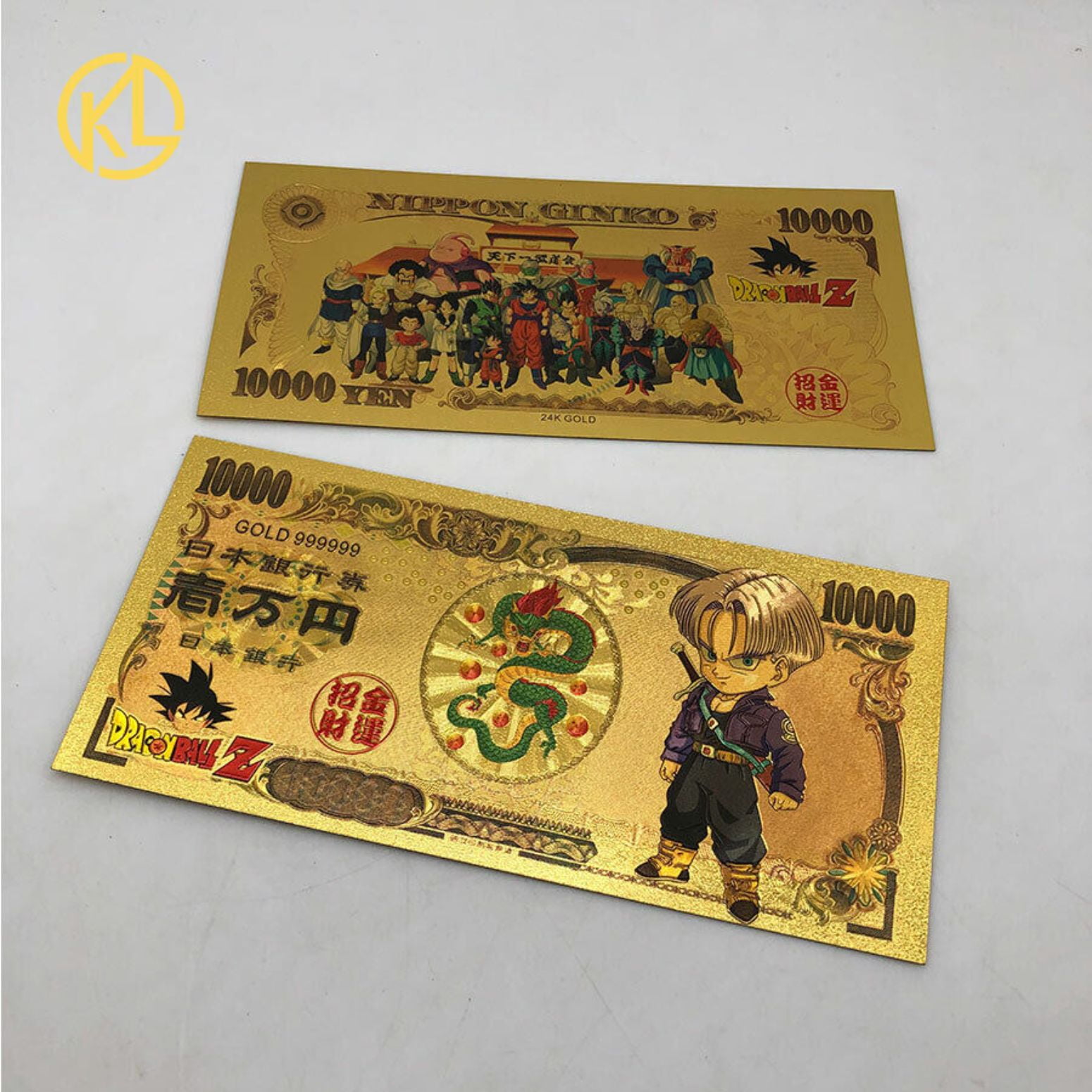 ドラゴンボールZ　ゴールドカード J&G 22-Piece Gold-Plated Anime Dragon Ball Z Collectible