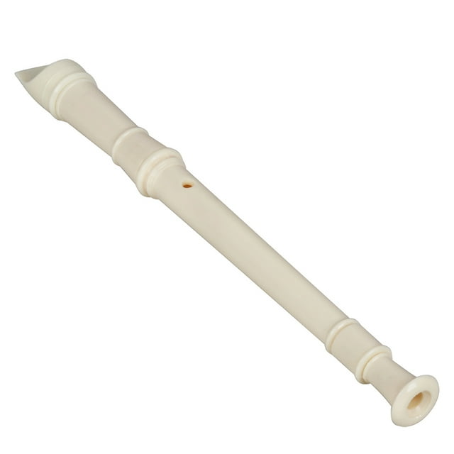 Amdohai ABS Soprano Descant Recorder Clarinet 8 Holes German Style C Key with Fingering Chart Cleaning Stick for Kids Beginners