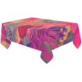thumbnail image 1 of BSDHOME Flora Cotton Linen Tablecloth 60x120 inches Tablecover Desk Table Cloth For Dining Room, Tea Table, Picnics, Parties, 1 of 5