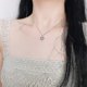 thumbnail image 5 of Collar de sol con colgante de sol de plata de ley con cadena de acero inoxidable 22+2, regalo para hombres y mujeres, 5 of 5