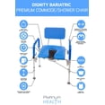 thumbnail image 5 of Platinum Health DIGNITY Ultra Premium Padded BARIATRIC Extra Large Commode Shower Chair 600lb Capacity, 5 of 6