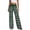 Green, variant on HomeDM Pants for Women Wide Leg Tie-Dye Striped Pants with Pockets Purple Drawstring Lounge Trousers for Athletic Work Size L