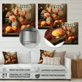 thumbnail image 4 of Designart "Renaissance painting of a peach fruit IV In Pink and Yellow"Fruits Metal Wall Art Pink Traditional Office Room Wall Art, 4 of 6