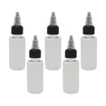 thumbnail image 5 of 5Pcs pet Empty Bottle Dispenser Sample Bottles Model Painting Pointed with Twist Caps Reusable Paint Bottle for Liquids ink , 30ml, 5 of 7