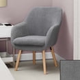 thumbnail image 2 of ZXNYH Take a Seat Charlotte Accent Chair, 25.25 x 26.75 x 33.5, Sherpa Creme, 2 of 7