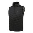 thumbnail image 4 of TFEOQRY Men and Women Winter Heating Vest Zipper Four Control of 25 Areas Heating Cotton Jacket with Usb Charging Version Black, 4 of 9