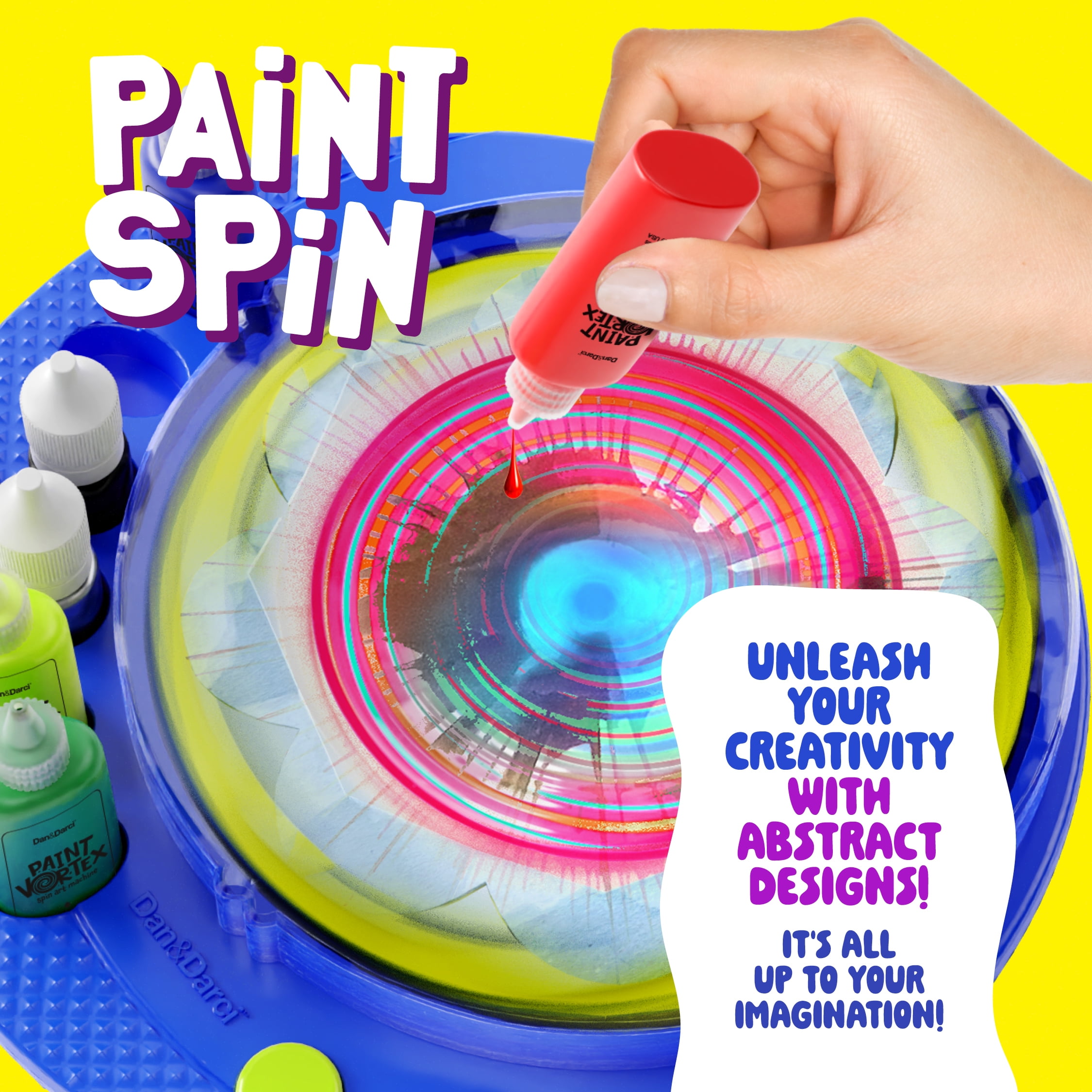 Spin Art Paint Kit for Kids - Gifts for Girls & Boys - Arts & Crafts Kit for Kids - Spin Art Machine