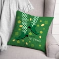 thumbnail image 3 of Creative Products Leprechaun Dance 18x18 Spun Poly Pillow, 3 of 3