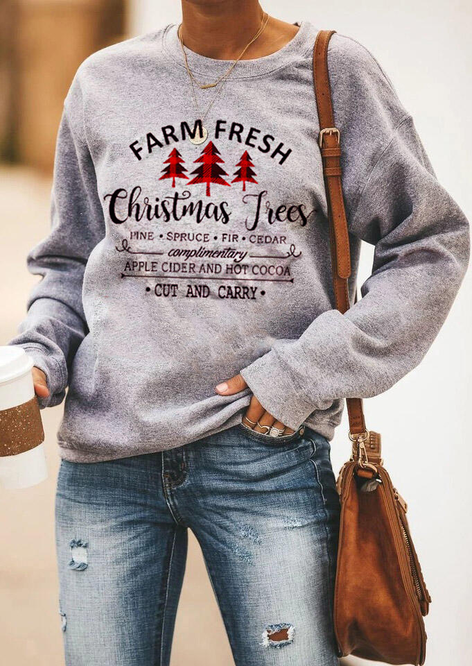women's fashion letter print long sleeve sweater
