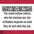 thumbnail image 3 of CafePress - TEACHER QUOTE Dark T Shirt - Men's Classic Graphic Cotton T-Shirt, 3 of 4