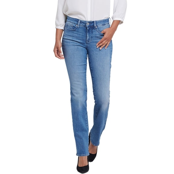 NYDJ womens Marilyn Stunning Straight Leg Jean, 8