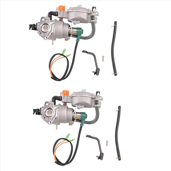2X Carburador de Combustible Dual GX390 188F, Kit de ConversióN LPGandCNG para GX340 GX420 para Generador 7000 8500 8750 9000