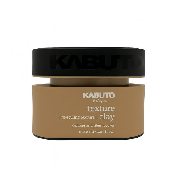 Kabuto® Katana Texture Clay – Cera Mate para Cabello con Fijación Fuerte, Volumen y Recuperación de Fibra – 150 ml