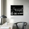 thumbnail image 3 of ONETECH Nashville Skyline Wall Art Panoramic City Landscape Picture Canvas Modern Artwork 20\x16\, 3 of 4
