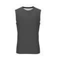 thumbnail image 3 of LIaqionyy Sleeveless Shirts for Mens Solid Color Tank Tops Workout Muscle Gym Ribbed Shirt Summer Clothes, 3 of 7