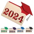 thumbnail image 3 of YAOMOBB College Graduation Keepsake Personalized Graduation Holder 12 Slots Wooden Card Box High School Memory Book Keepsake, 3 of 7