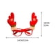 thumbnail image 3 of Xihbxyly Gafas Navideñas, Diseños de Gorro y Astas de Papá Noel, Marcos de Fiesta Divertidos y Únicos, Decoración para Fiestas, Accesorio Festivo para Fotomatón, 8 Estilos, Apto para Todas Las Edades, 3 of 3