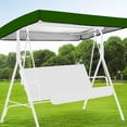 thumbnail image 4 of Patio Swing Canopy Replacement Outdoor Swing Canopy Replacement Top Cover, Waterproof UV Resistant Fabric 210D, 75x47x9 Inch 2 Seater Porch Swing Awning for Garden Patio Backyard, 4 of 4