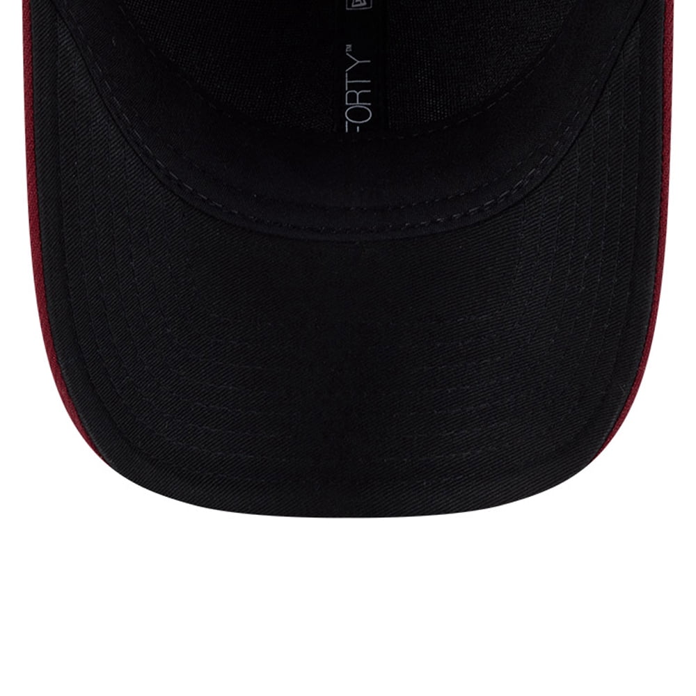 Men's New Era  Burgundy Philadelphia Phillies Player Replica 9FORTY Adjustable Hat
