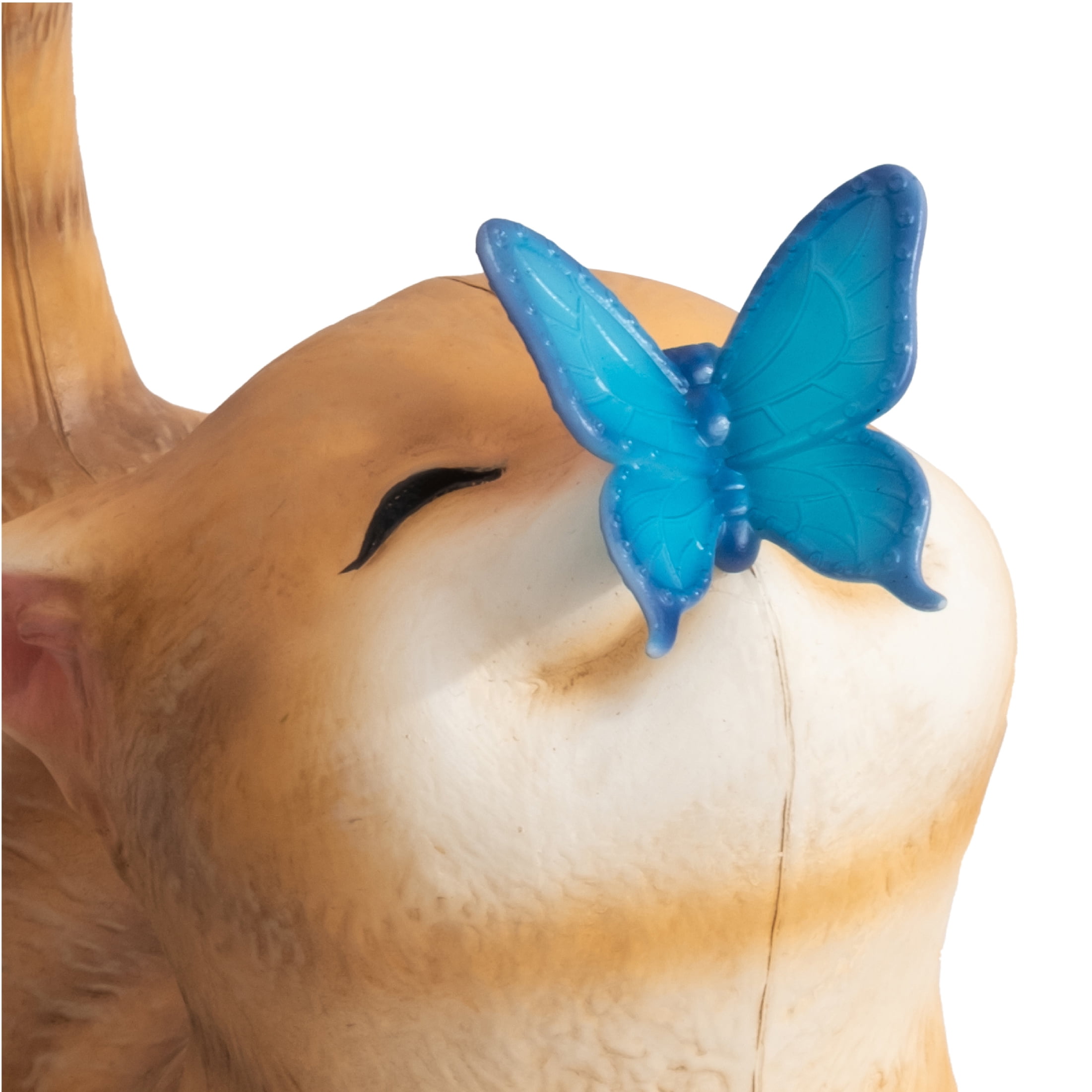 Mainstays Weather-Resistant Cat Garden Statue with Butterfly