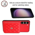 thumbnail image 4 of Allytech Galaxy S23 Wallet Case with Shoulder Strap, RFID Blocking Luxury PU Leather Shockproof Cards Slots Stand Anti-Scratch Magnetic Closure Phone Case for Samsung Galaxy S23, Red, 4 of 9