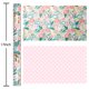 thumbnail image 5 of Papel de regalo Burymento Pink Flower reversible de 43 cm x 10 m, 5 of 7