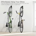 thumbnail image 3 of Bike Wall Mount with Fixed Hook, [4 Pack] Heavy Duty Bike Storage Rack, Bike Rack Vertical Stand for Garage - Easily Hang/Detach - with Screws Iron Bike Hanger Brackets, 3 of 7