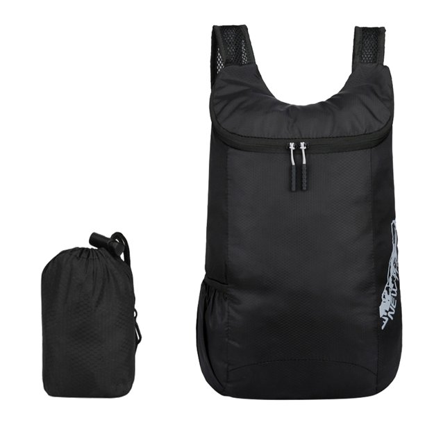 Mochila Btafrte Ligera y Plegable Impermeable para Hombres y Mujeres negro