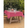 thumbnail image 4 of 54x80 Inch Outdoor Tablecloth with Umbrella Hole Zipper Rectangle Black Tree Rectangular Tablecloths Outside Waterproof Birds Vintage Farmhouse Pink Patio Table Cloth Cover for Picnic Party, 4 of 8