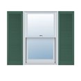 thumbnail image 1 of 18"W x 52"H Lifetime Vinyl, Custom Straight Top All Louver, Open Louver Shutters, w/Shutter-Loks (Per Pair), Forest Green, 1 of 12