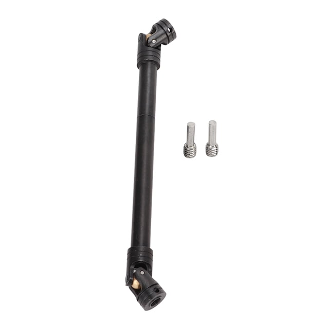 Eje de transmisión universal RC de acero ajustable Eje de transmisión estriado RC Eje de transmisión RC con tornillos para coche de control remoto 1/10 151 mm