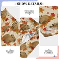 thumbnail image 4 of Wobogo Capybara Maple Leaf Long Pajama Pants Bottoms Soft Sleepwear with Pockets, 4 of 9