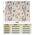 thumbnail image 5 of Dragonfly Blanket - Retro Butterfly Floral Pastel Fleece Throw,Gifts for Women 50x40, 5 of 6