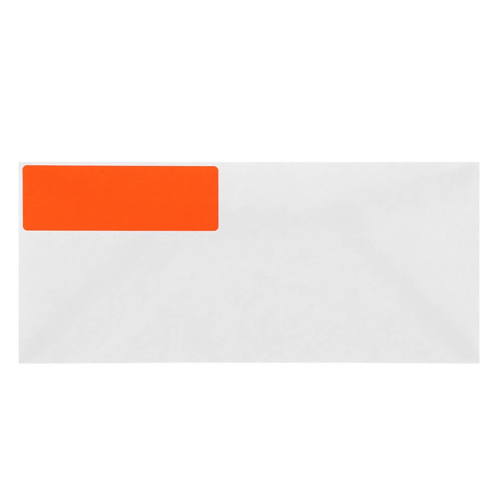 JAM Paper Shipping Address Labels, Rectangular, 1 1/3 x 4, Neon Deep Red, 126 per Pack