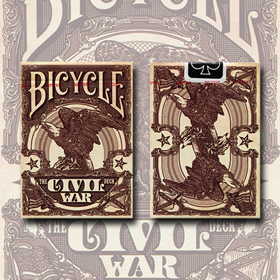 Bicycle Civil War Deck (Red) by US Playing Card Co -