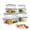 Gray, variant on 16pcs Sealed Glass Food Storage Containers (8 Lids+8 Containers) Lunch Boxes for Salads, Fruits, Vegetables, and Sandwiches, Black