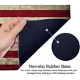 thumbnail image 6 of Vintage American Patriotic US Flag Mouse Pad 35.4 x 15.7 Inch XXL Full Desk Mousepad Extended Large Non-Slip Rubber Base Waterproof Big Keyboard Mat with Stitched Edges for Gaming and Office, 6 of 6