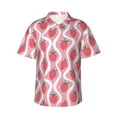 thumbnail image 2 of Picia Strawberries Gentle Cotton Regular Fit Short Sleeve Casual Hawaiian Shirt for Men-, 2 of 9