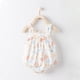 thumbnail image 2 of Gibobby Pañalero de algodón Verano niño niña algodón sin mangas Color sólido estampado vestido y cómodo uso diario trajes(C, 6-9 Meses), 2 of 5