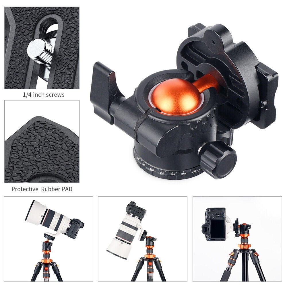 K&F CONCEPT 78" Professional Compact Aluminum Camera Tripod for DSLR Camera Photo, Lightweight Travel Tripod with 360 Degree Ball Head for Photography